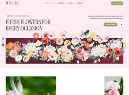 Fleura – Florist & Flower Boutique Elementor Template Kit