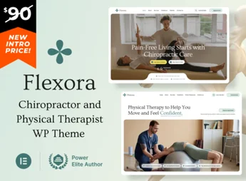Flexora – Chiropractors and Physical Therapists WordPress Theme
