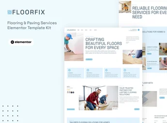 Floorfix – Paving & Flooring Services Elementor Pro Template Kit