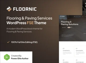 Floornic – Flooring and Paving Services Gutenverse FSE WordPress Block Theme