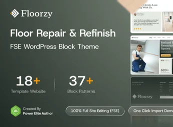 Floorzy – Floor Repair & Refinish FSE WordPress Block Theme