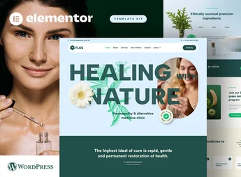 Flos – Alternative Medicine & Holistic Health Elementor Template Kit