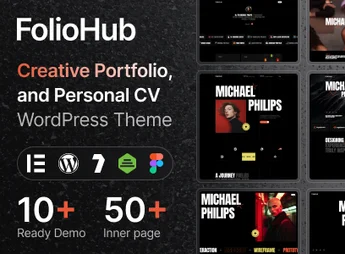 FolioHub – Personal Portfolio WordPress Theme