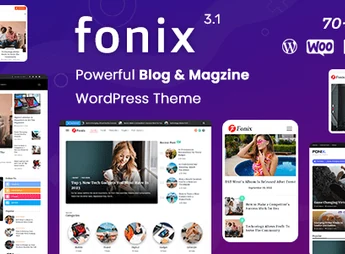 Fonix | Newspaper & Magazine WordPress Theme