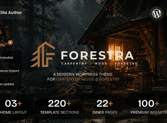 Forestra – Carpenter, Wood & Forestry WordPress Theme