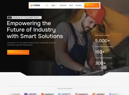 Forge – Industry & Manufacturing Elementor Template Kit