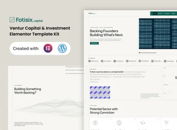 Fotisix – Venture Capital & Investment Elementor Template Kit