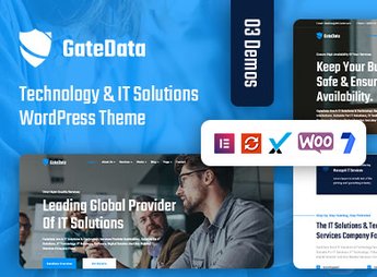 GateData – IT Solutions & Technology WordPress Theme