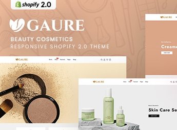 Gaure – Beauty & Cosmetics Responsive Shopify 2.0 Theme