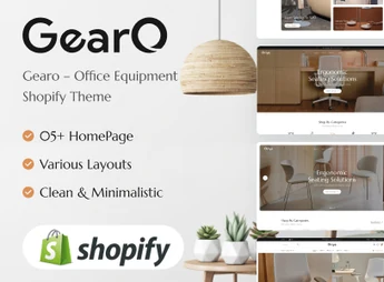 Gearo – Office Equipment Shopify Theme