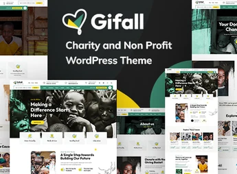 Gifall – Charity Non Profit WordPress Theme