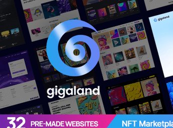 Gigaland – NFT Marketplace WordPress Theme