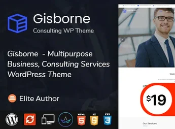 Gisborne – Business, Finance and Consulting WordPress Theme