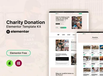 Givvy – Charity Donation Elementor Template Kit