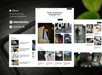 Gizmo – Gadget Review Blog & Magazine Elementor Template Kit