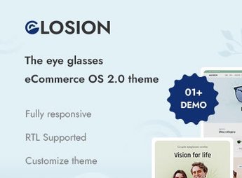 Glosion – The Eye Glasses Shopify 2.0 Theme