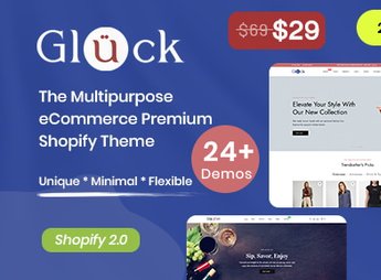 Gluck – Multipurpose eCommerce Shopify 2.0 Theme