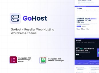 GoHost – Reseller Web Hosting WordPress Theme