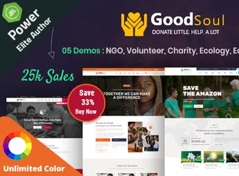 GoodSoul – Charity & Fundraising WordPress Theme
