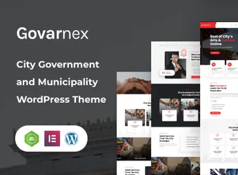 Govarnex – City Government and Municipality WordPress Theme
