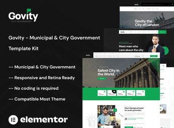 Govity – Municipal & Government Elementor Template Kit