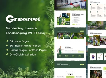 GrassRoot – Landscape Gardening WordPress Theme