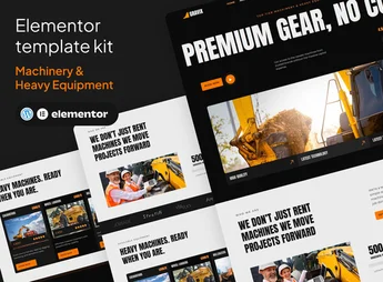 Gravix – Machinery & Heavy Equipment Elementor Kits Templates
