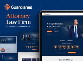 Guardianes – Attorney Law Firm Elementor Pro Template Kit