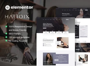 Hairoix – Hair Care Elementor Pro Template Kit