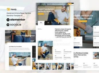 Handy – Handyman & Home Repair Service Elementor Template Kit