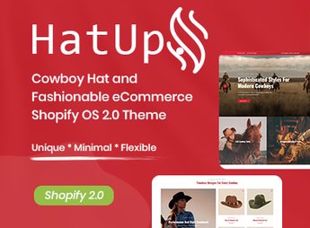 HatUp – Cowboy Hat and Fashionable eCommerce Shopify OS 2.0 Theme