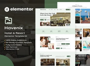 Havenix – Hotel & Resort Elementor Template Kit