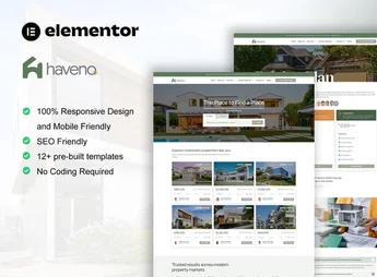 Haveno – Real Estate & Property Elementor Template Kit