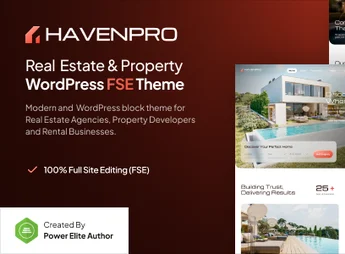 Havenpro – Real Estate Agency & Property Gutenverse FSE WordPress Block Theme