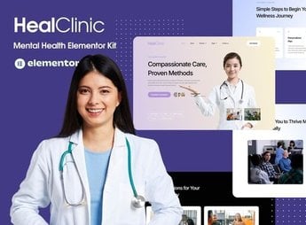 HealClinic – Health Care Center Elementor Kit Template