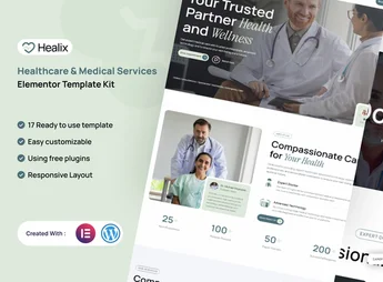 Healix – Healthcare & Medical Services Elementor Template Kit