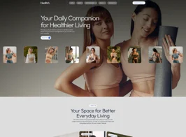 Healtch – Modern Health & Wellness Elementor Template Kit