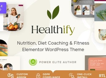 Healthify – Weight Loss Recipes, Fitness & Health Coaching WordPress Theme