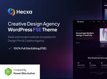 Hecxa – Creative Design Agency FSE WordPress Theme