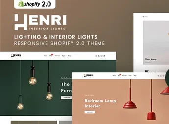 Henri – Lighting & Interior Lights Shopify 2.0 Theme