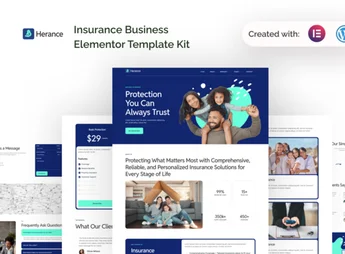 Herance – Insurance Company Elementor Template Kit