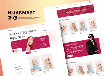 Hijabmart – E-Commerce Hijab Fashion Store Elementor Template Kit