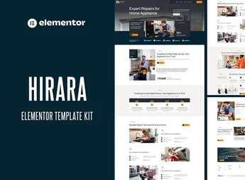 Hirara – Home Appliance Repair Services Elementor Template Kit