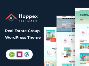 Hoppex – Real Estate and Architect Group WordPress Theme