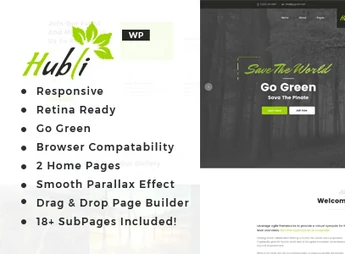 Hubli – Environment WordPress Theme