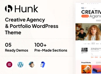 Hunk – Digital Agency & Portfolio WordPress Theme