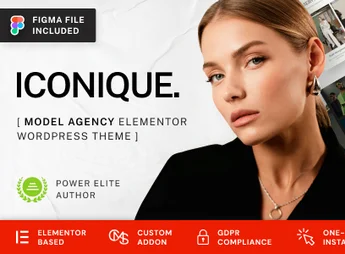 Iconique – Fashion Model Agency WordPress Theme