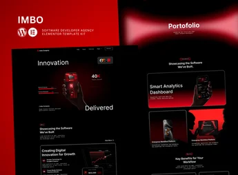 Imbo – Software Development & IT Solutions Elementor Template Kit