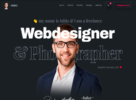 InBio – Personal Portfolio/CV WordPress Theme