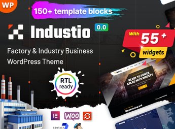 Industio – Industry & Factory WordPress Theme